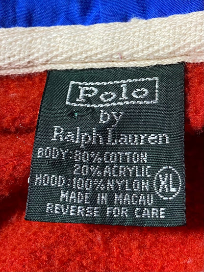 90's POLO RALPH LAUREN Size XL Vintage Half-zip Sweat-shirt / 8671