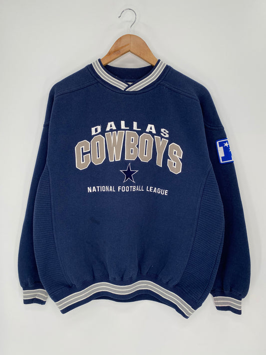 00' DALLAS COWBOYS Size M Vintage NFL Sweat-Shirt / 8655