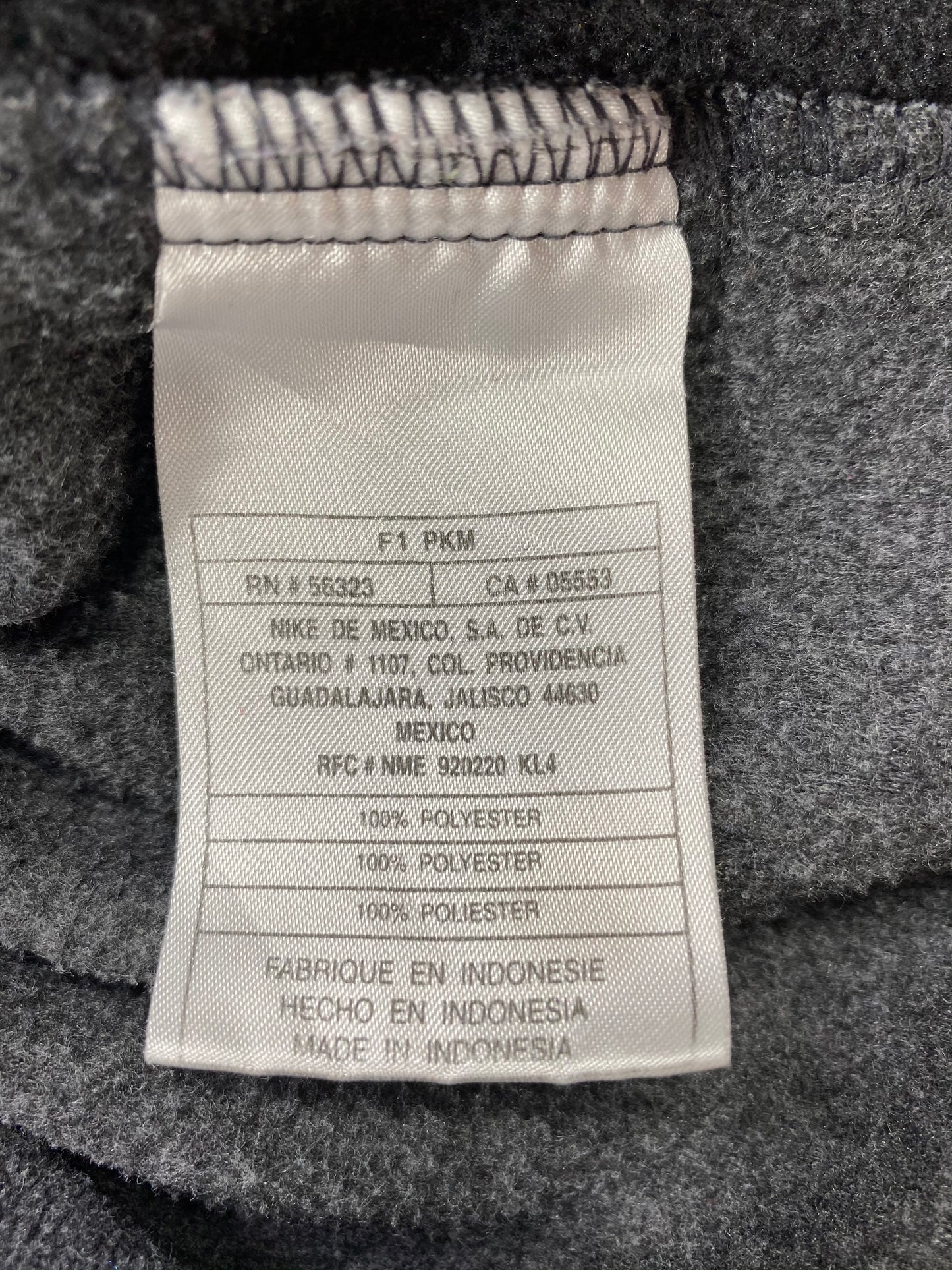 00' NIKE ATHLETICS Size L Vintage Hoodie Fleece / 6022