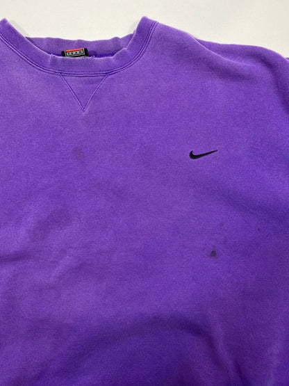 90’s NIKE Mini Swoosh Size XL Vintage Sweat-Shirt / 5310