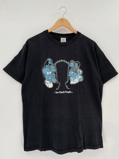 2001 THE SIMPSONS Size L Vintage T-Shirt / A3872