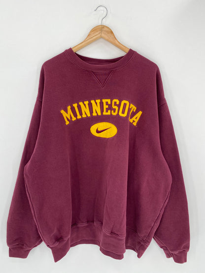 90’s NIKE MINNESOTA Size XXL Vintage Sweat-Shirt / 5402
