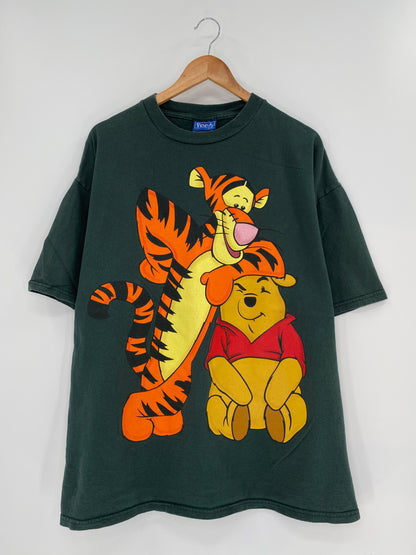 00’ DISNEY POOH AND TIGGER Size XXL Vintage T-Shirt / 8937