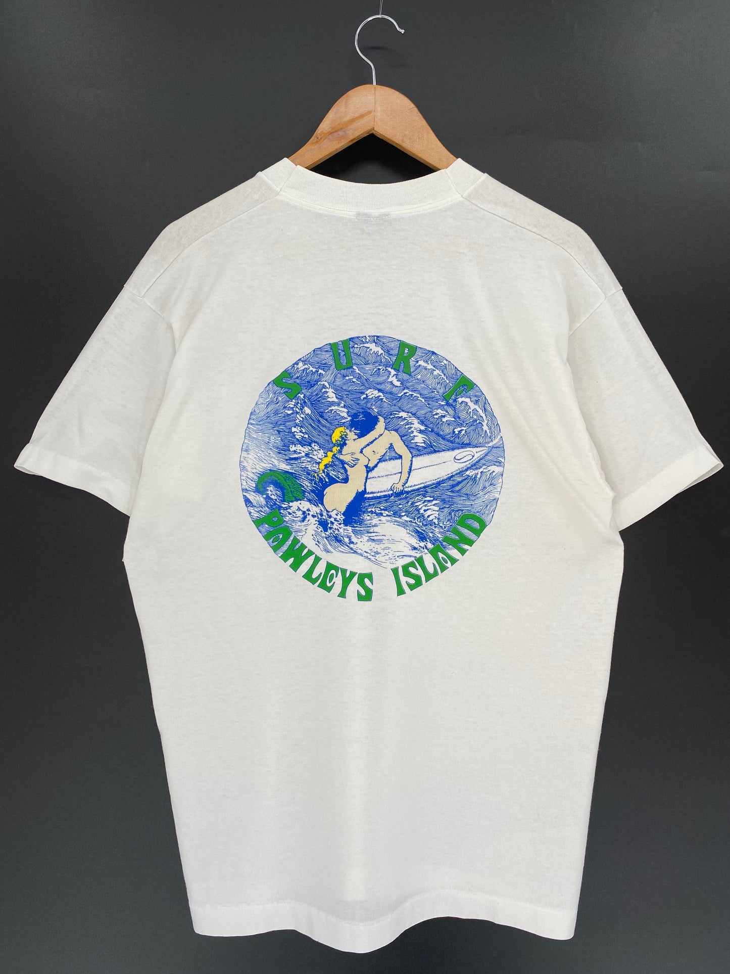 80’s PAWLEYS ISLAND Made in USA Size L  T-Shirt / A1567