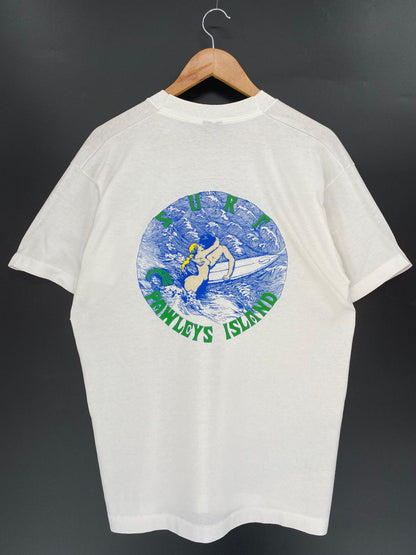 80’s PAWLEYS ISLAND Made in USA Size L  T-Shirt / A1567