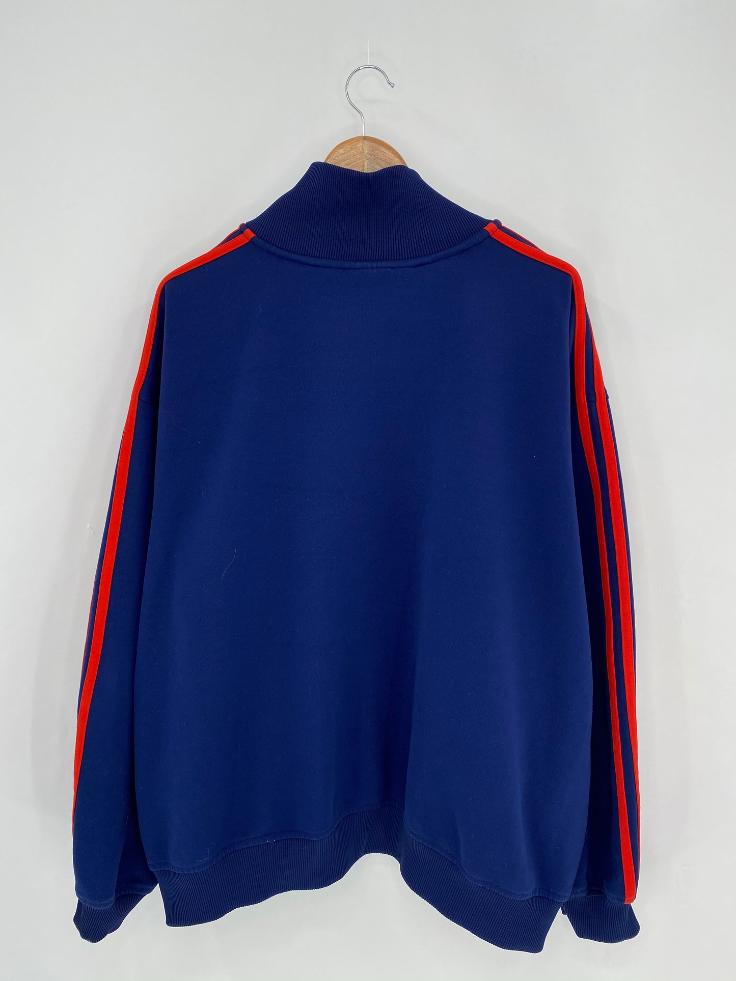 90's ADIDAS Size XXL Vintage Half Snap Jersey  / 7462