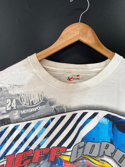 2004 JEFF GORDON Size L Vintage Racing T-Shirt / 9124