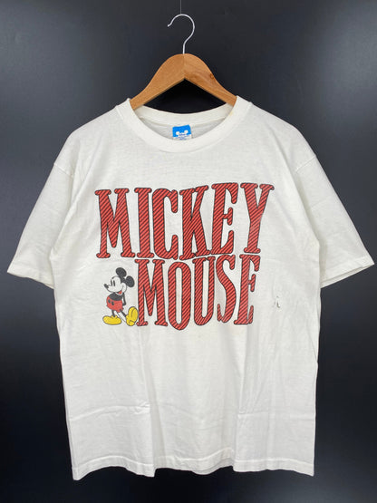 80’s DISNEY MICKEY Made in USA Size XL Vintage T-Shirt / A3925