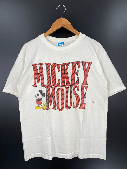 80’s DISNEY MICKEY Made in USA Size XL Vintage T-Shirt / A3925