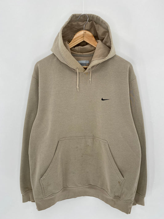 00' NIKE Mini Swoosh Size L Vintage Hoodie Sweat-shirt  / 6036