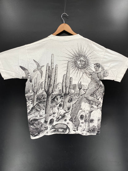90’s TEXAS Size No tag(Approx.XXL) Vintage T-Shirts / K3844