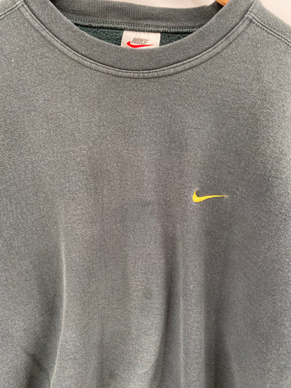 90’s NIKE MINI SWOOSH Size L Vintage Sweat-shirt / K253
