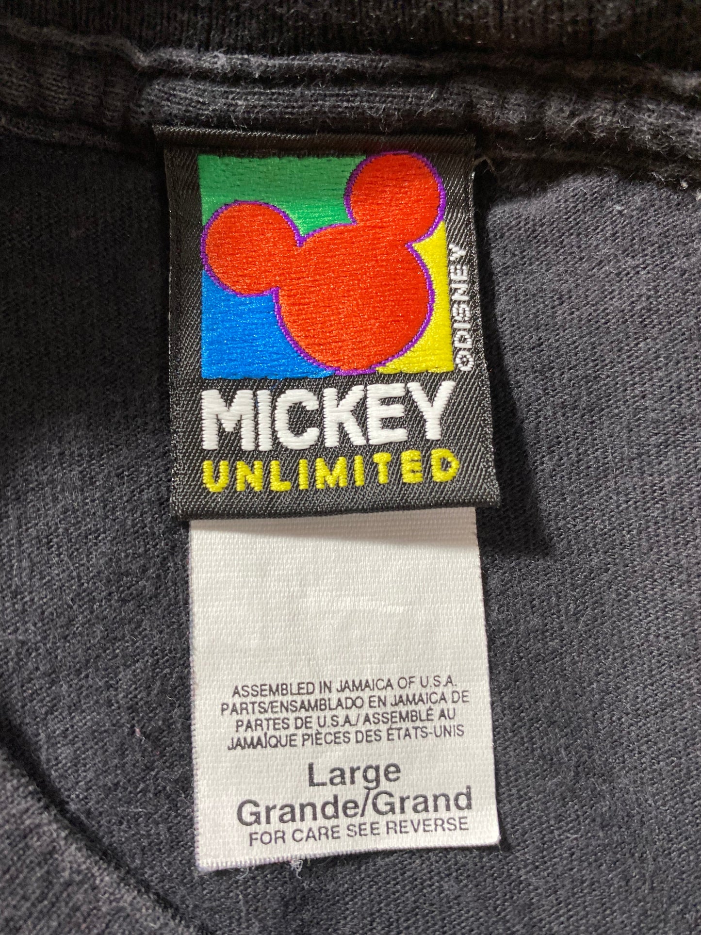 90's DISNEY MICKEY Size L Vintage T-Shirt / A2986