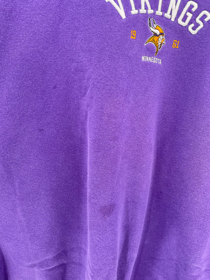 00’ NIKE MINNESOTA VIKINGS Size XL Vintage NFL Sweat-shirt / K1721