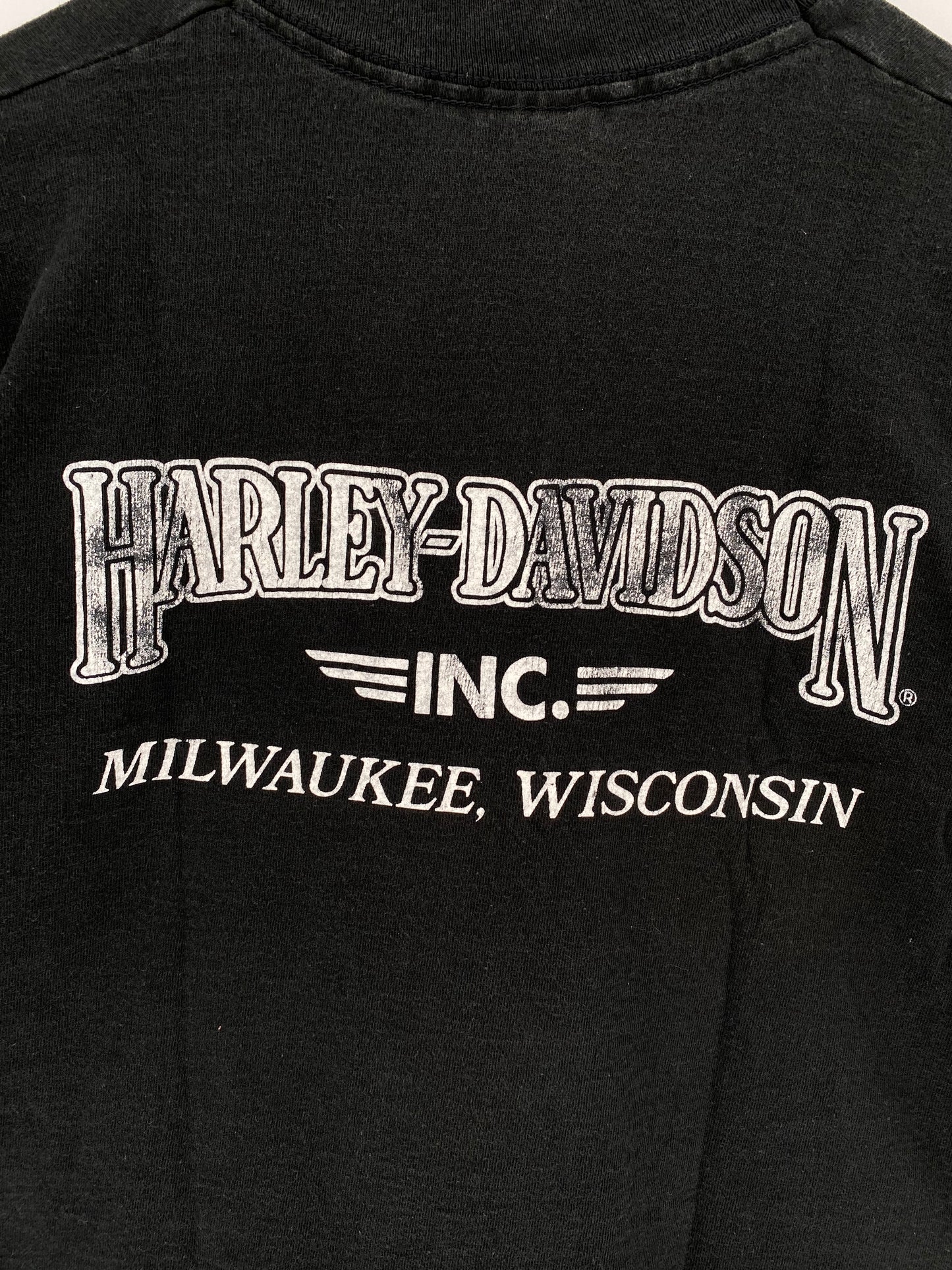 90's HARLEY DAVIDSON MADE IN USA Size S Vintage T-Shirts / K1505