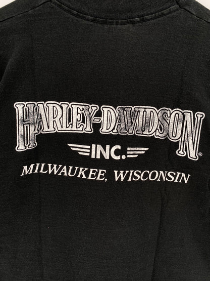 90's HARLEY DAVIDSON MADE IN USA Size S Vintage T-Shirts / K1505