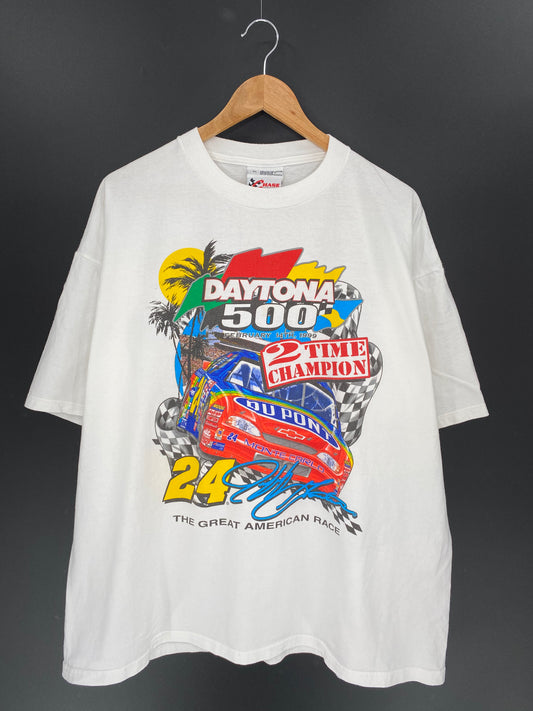 1999 DAYTONA 500 Size XL Vintage Racing T-Shirt / 9128