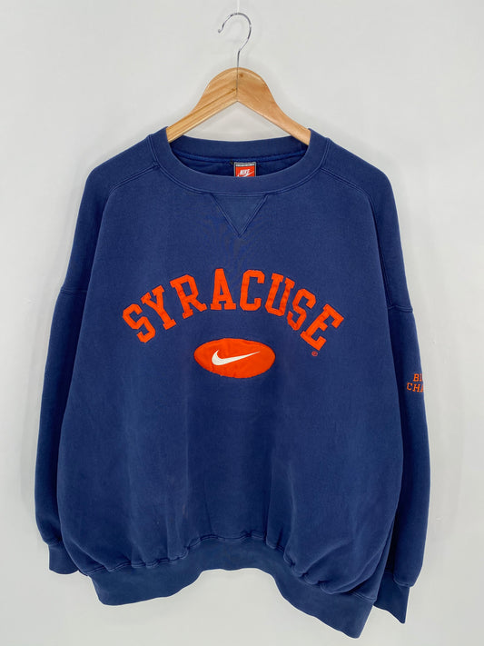 90's NIKE SYRACUSE Size XXL Vintage Sweat-shirt  / 6817
