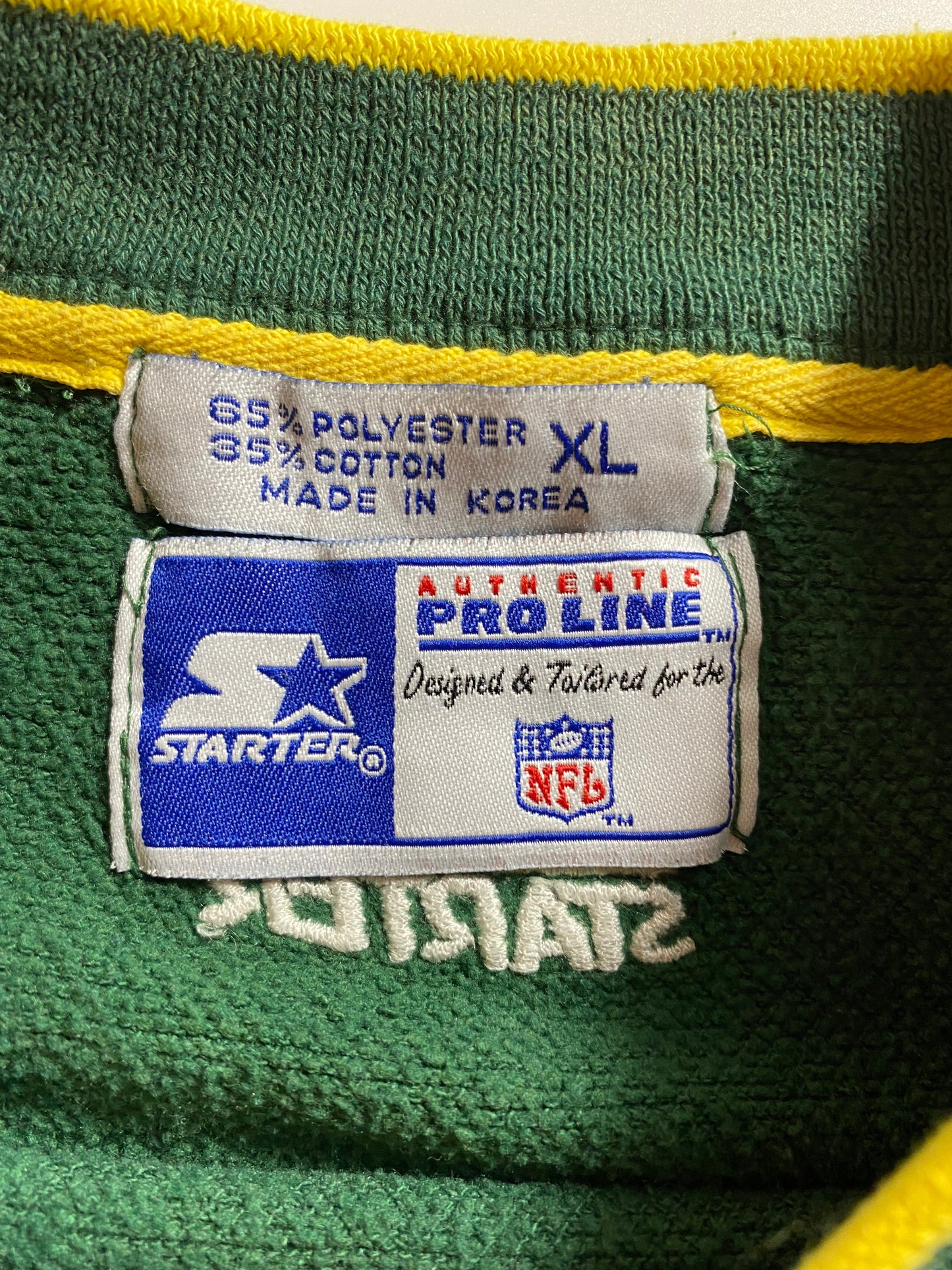 90's STARTER GREEN BAY PACKERS Size XL Vintage NFL Sweat-Shirt / A2053