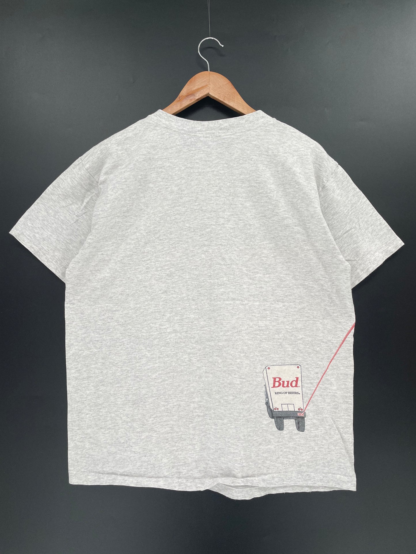 1995 BUDWEISER Made in USA Size L Vintage T-Shirts / K1225