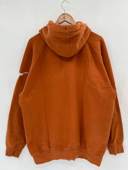 00' NIKE TEXAS Size L Vintage Half-zip Hoodie Sweat-shirt / k1988