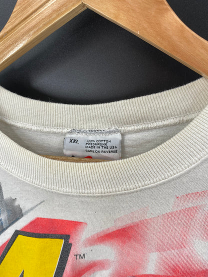 1997 DU PONT NASCAR  Made in USA Size XXL Vintage Racing T-shirt / 9655