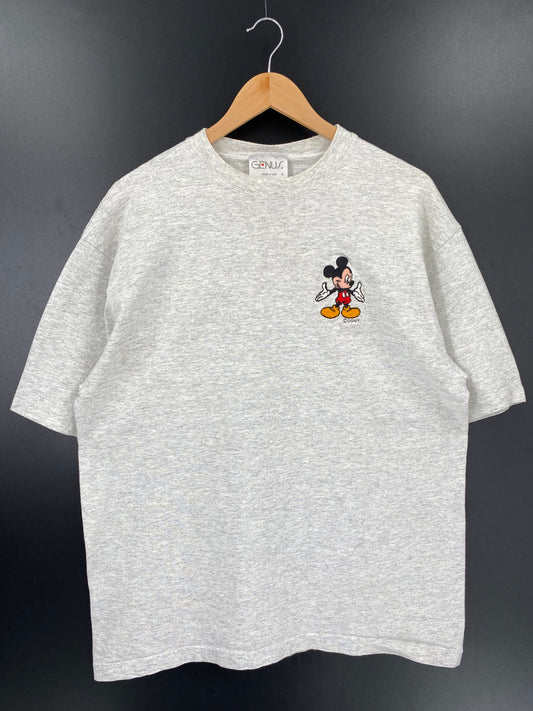 90’s DISNEY MICKEY Made in USA Size L T-Shirt / K2009