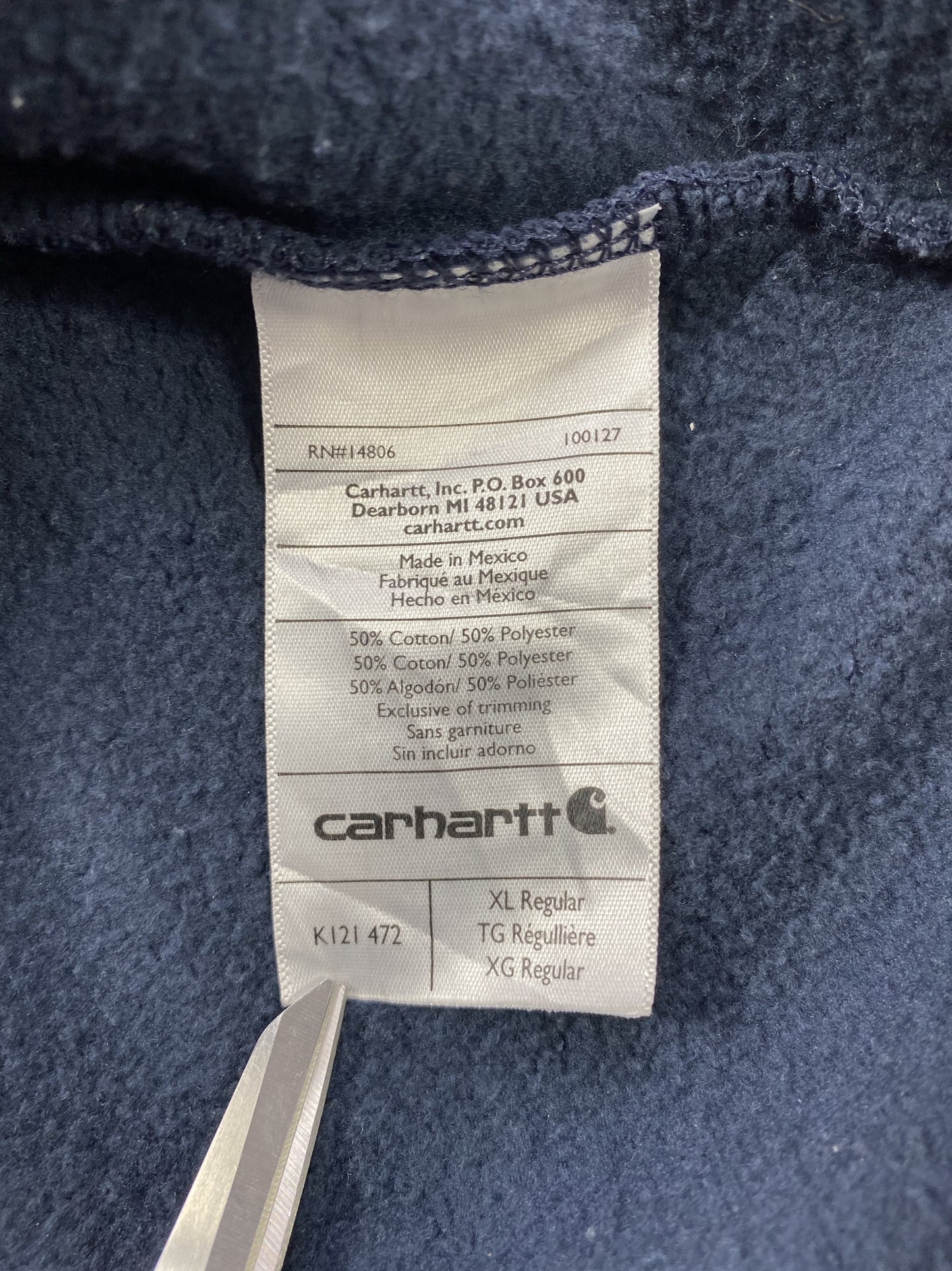 CARHARTT Size XL Vintage Hoodie Sweat-Shirt  / k5420