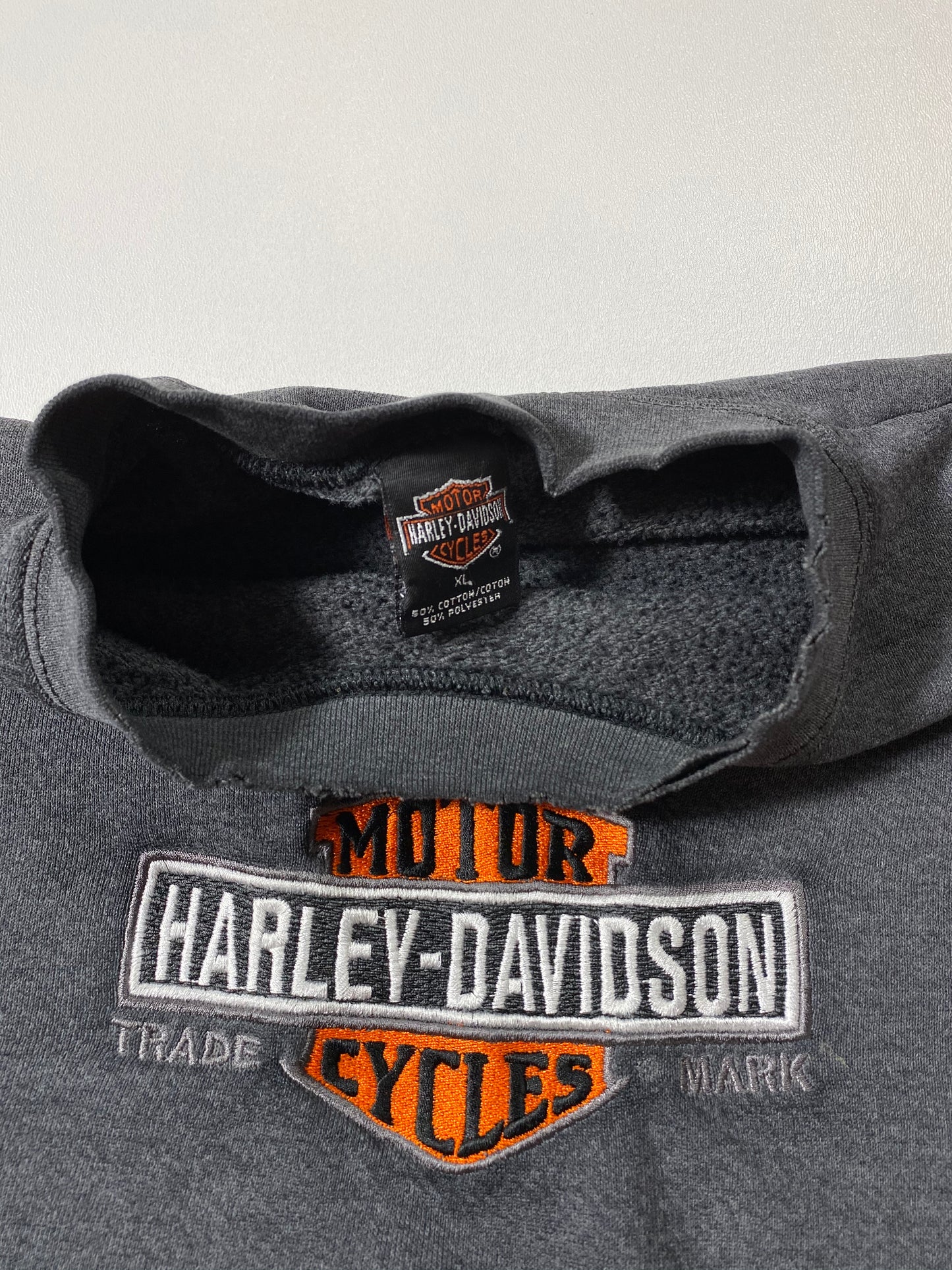90’s HARLEY DAVIDSON Made in USA Size XL Vintage Sweat-Shirt / 6952