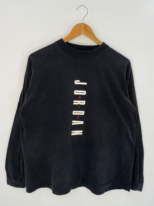 90’s NIKE AIR JORDAN Silver tag Made in USA Size L Vintage Long Sleeve T-Shirt / 7645