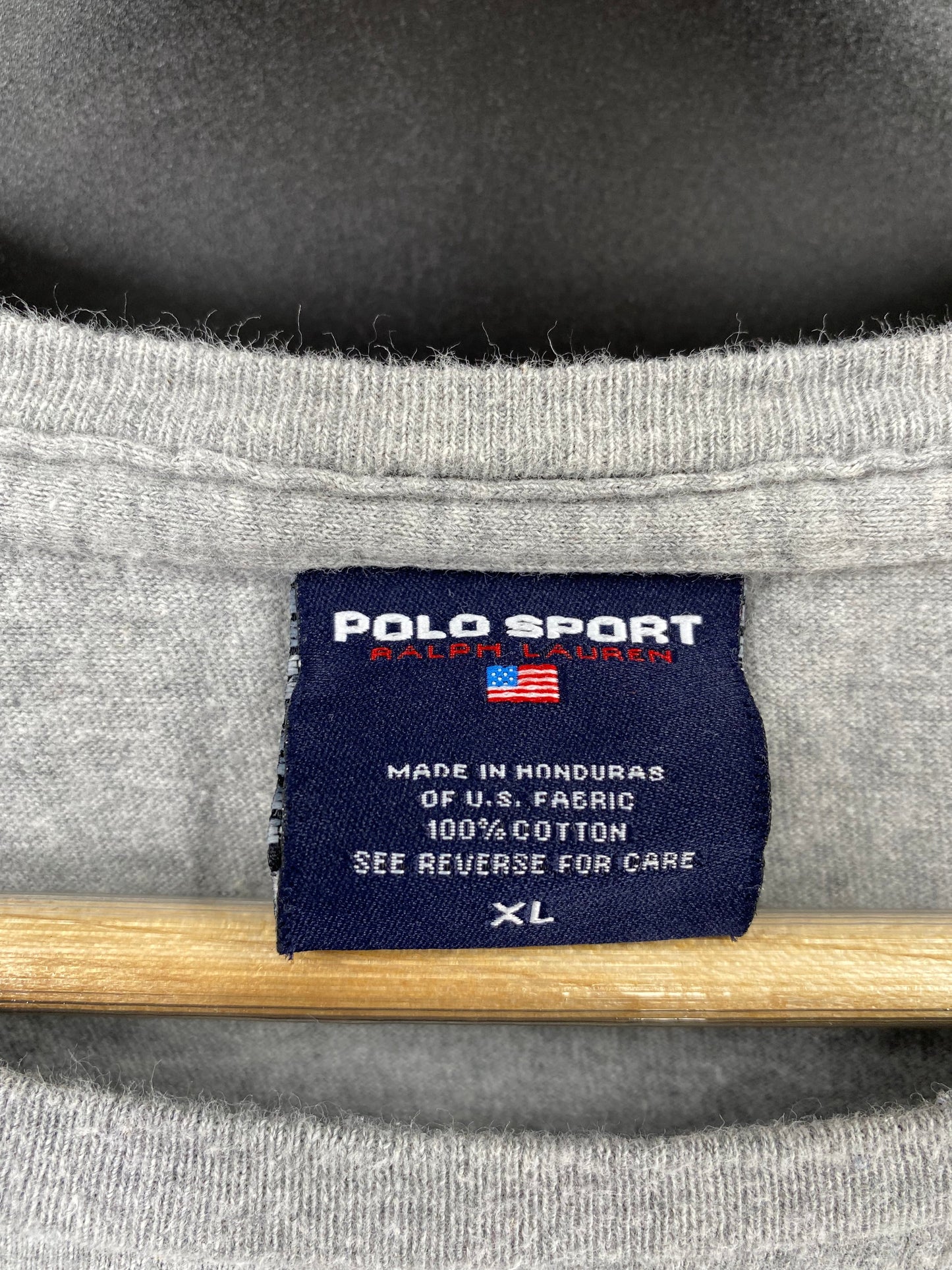 .Vintage POLO SPORTS POLO BEAR Size XL Long-Sleeve Shirts/ A4773