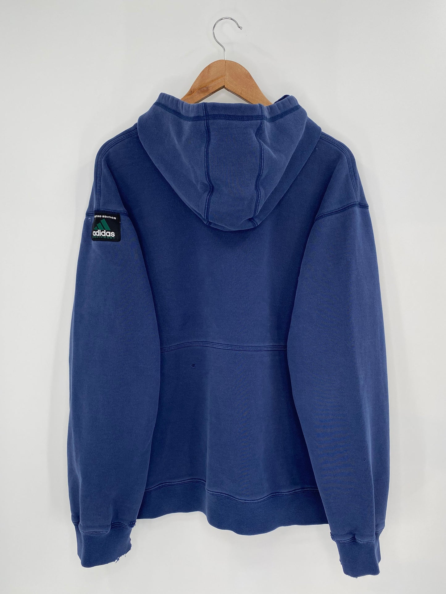 90's ADIDAS Equipment Size No Tag (Approx. XL) Vintage Hoodie Sweat-shirt / K7355