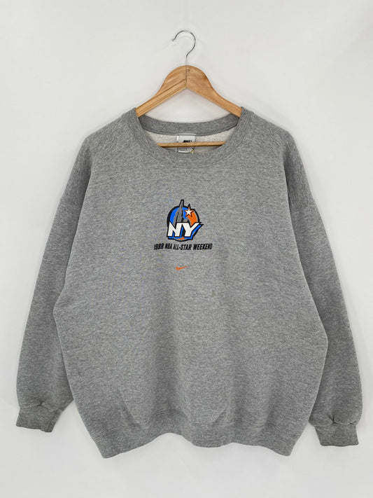 1996 NIKE NBA ALL STAR Made in USA Size L Vintage Sweat-Shirt / 5620