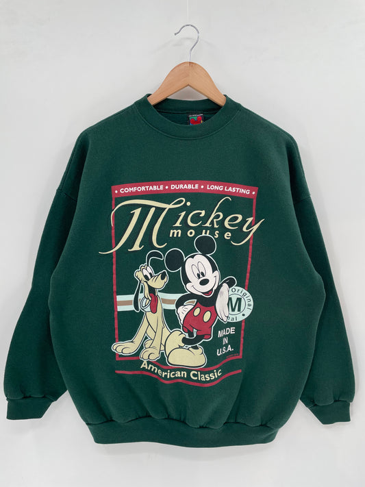90’s DISNEY MICKEY Size L Vintage Sweat-shirt / K2420