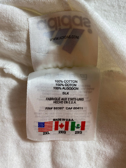 .90’s ADIDAS Made in USA Size XXL Vintage Long sleeve Hoodie T-shirt / E5414T
