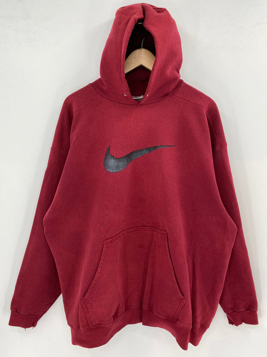90's NIKE Made in USA Size XL Vintage Hoodie Sweat-Shirts / K2898