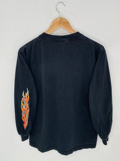 00' HARLEY DAVIDSON Size Approx. Ladies M Vintage Long Sleeve T-Shirt / 6818