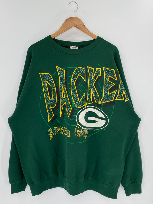 1996 PACKERS Size No Tag(Approx.XXXL) Vintage NFL Sweat-shirt / 9605