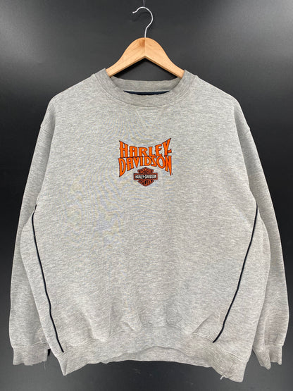 Vintage HARLEY DAVIDSON Size No tag (Approx.L) Sweat-Shirt / K4008