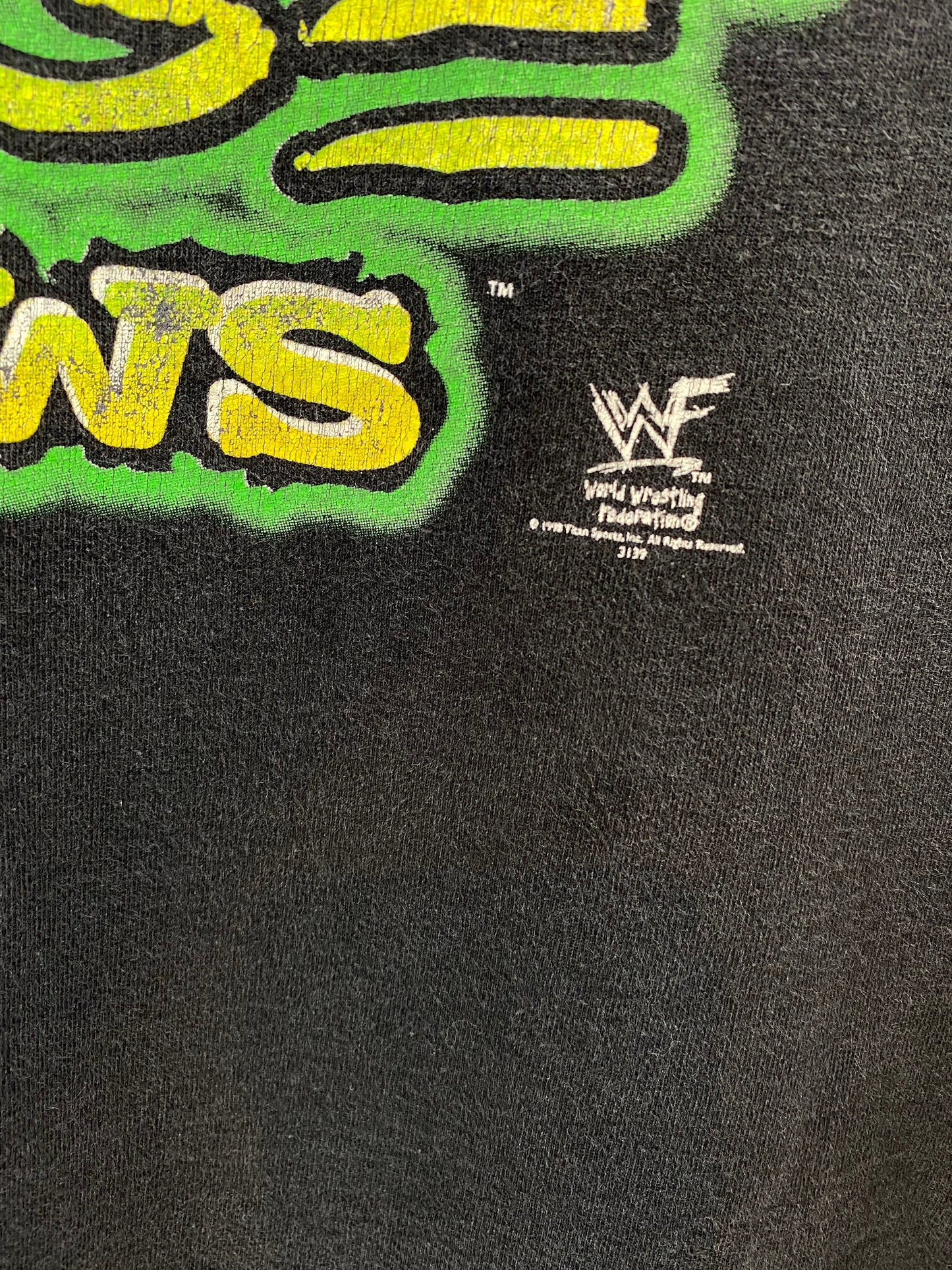 1998 WWF NEW AGE OUTLAWS No Tag (Approx. Size XXL) Vintage WWE T-Shirts / A4038