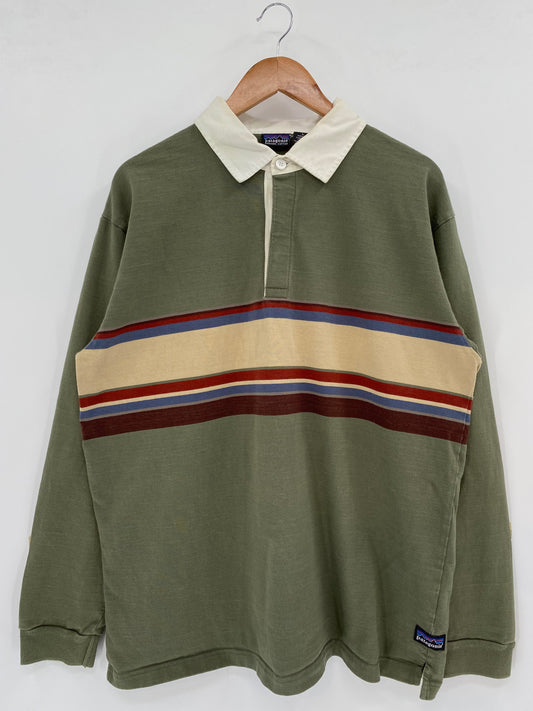Vintage PATAGONIA Size L Rugby-Shirt / K2034