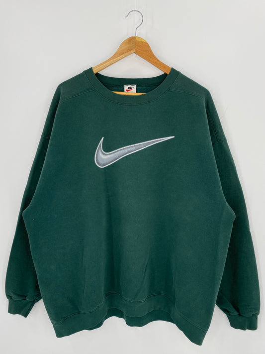 90’s NIKE BIG LOGO Made in USA Size XL Vintage Sweat-shirt / 8859