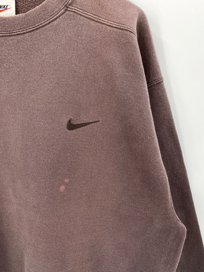 90’s NIKE Mini Swoosh Size L Vintage Sweat-shirt / 7635
