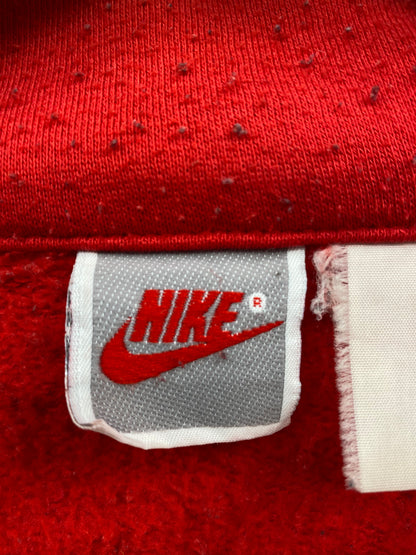 90's Silver tag NIKE Size No tag(Approx.XL) Vintage Half-zip Sweat-Shirts / K2597