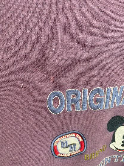 90’s DISNEY MICKEY Size L Vintage Sweat-shirt / E1249