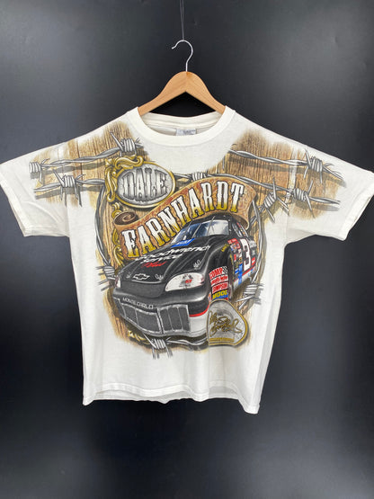 00’ NASCAR DALE EARNHARDT Made in USA Size L Vintage Racing T-shirt / k1791