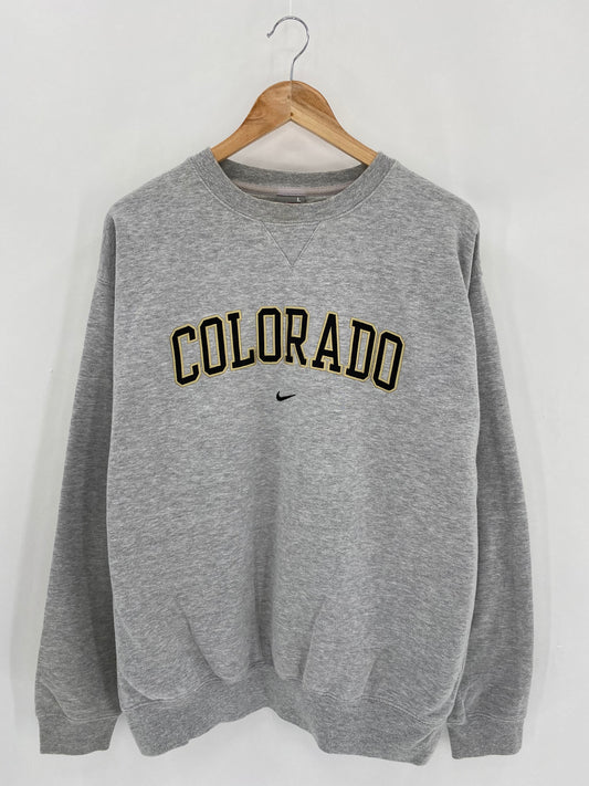 00' NIKE COLORADO Size L Vintage Sweat-Shirt  / 6449