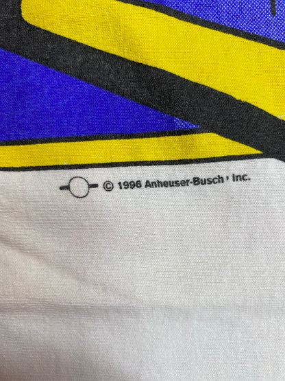 1996 BUD LIGHT Size XL Vintage T-Shirt / 5614