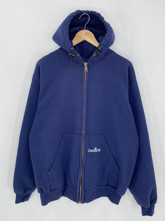 90's CARHARTT Made in USA Size L Vintage Zip-up Hoodie Sweat-Shirt  / k5429