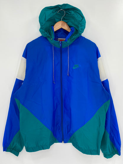 90's NIKE Silver Tag Size L Vintage Nylon Jacket / K539